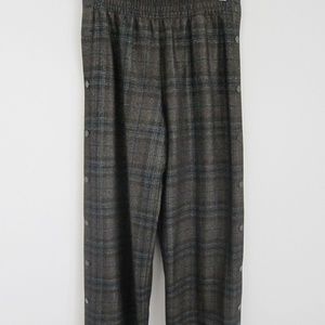 Maison Margiela Grey Plaid Button Down Pant
